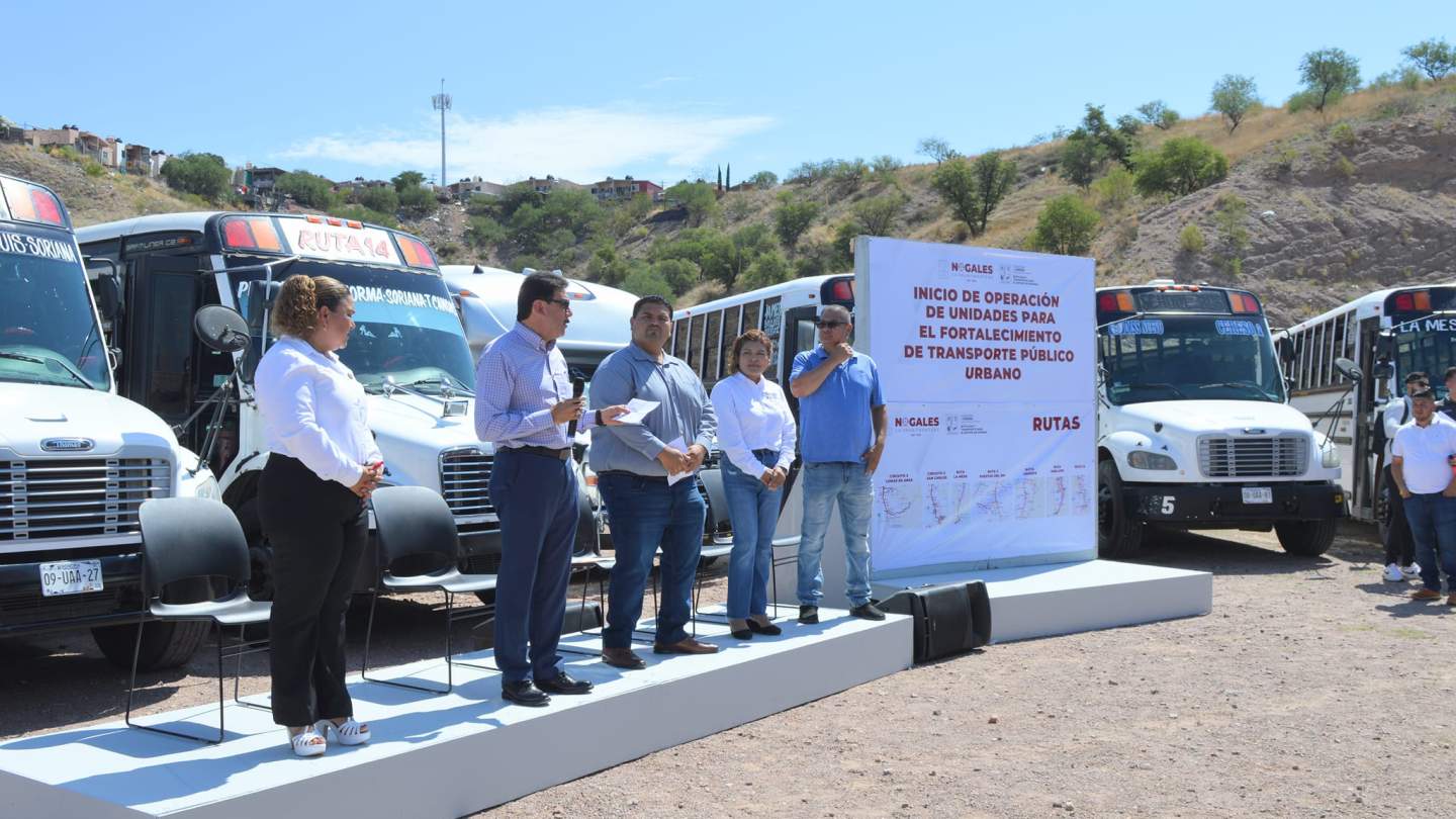 Llegan 30 unidades de transporte a Nogales